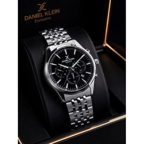 Daniel Klein Damat Ve Takım Elbiseye Özel 2 Yıl Garantili Çelik Kordon Erkek Kol Saati VS.BLKT.1066