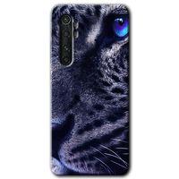 MRCİLETİSİM Xiaomi Mi Note 10 Lite Kılıf HD Desen Baskılı Arka Kapak + Temperli Cam - Kaplan