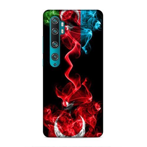 Xiaomi Mi Note 10 Pro Uyumlu Kılıf Azarbaijan (12) Koruyucu Silikon Azerbaycan Türk Bayrakları