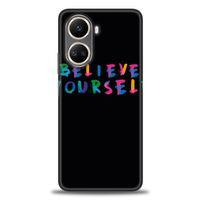 Huawei Nova 10 SE Kılıf HD Baskılı Kılıf - Believe + Tam Ekran Koruyucu