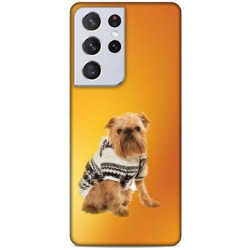 Lopard Samsung Galaxy S21 Ultra Uyumlu Kılıf Köpek Kıyafetleri (28) Arka Kapak