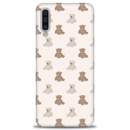 Samsung Galaxy A50S Kılıf HD Baskılı Kılıf - Ayıcıklar + Tam Ekran Koruyucu