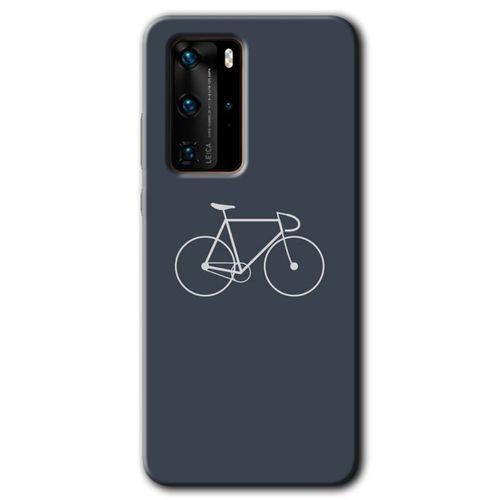 Huawei P40 Pro Kılıf HD Desen Baskılı Arka Kapak - Bike