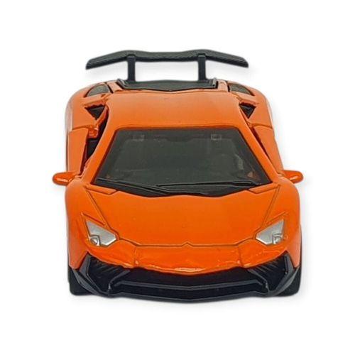 Çek Bırak Metal Küçük Arabalar 8 cm - 6411A-11 - Turuncu