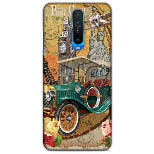 Retro (37) Desen Silicone Cover Renkli Xiaomi Redmi K30 5G Kılıf