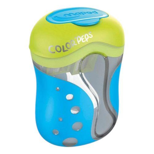 MAPED COLOR PEPS ÇİFT DELİKLİ ÇİFT RENKLİ KALEMTRAŞ ( Mavi / Yeşil )