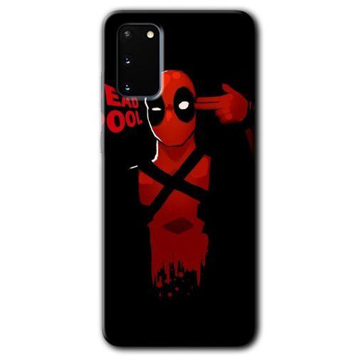 Potkal Hediye Fabrikası Samsung Galaxy S20 Kılıf HD Desen Baskılı Arka Kapak - DeadPool 4