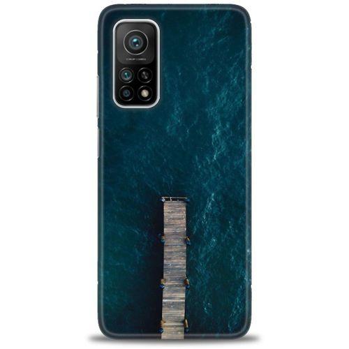 Xiaomi Mi 10T Kılıf HD Baskılı Kılıf - İskele + Tam Ekran Koruyucu