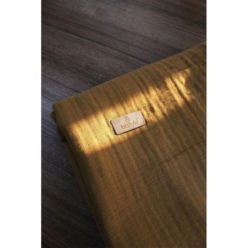 Bistyle Müslin Battaniye 120x120 Cm 70101 Hardal