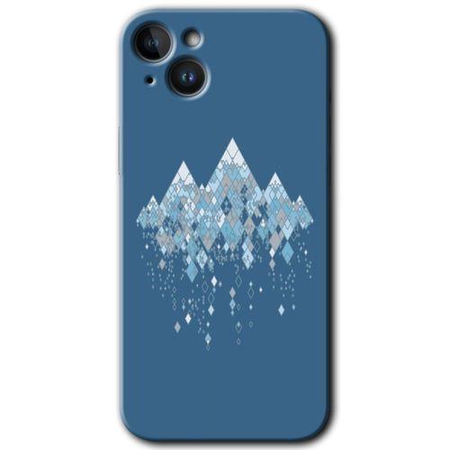 iPhone 14 Plus HD Baskılı Kılıf + 9D Tam Ekran Koruyucu - İceberg