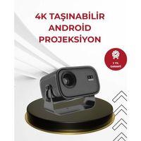 Wifi 6 Ve Bluetooth 5 Bağlantılı Taşınabilir Projeksiyon Makinesi