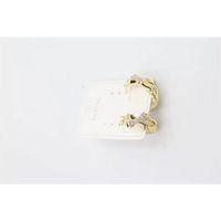 Taşlı Halka Küpe - Altın