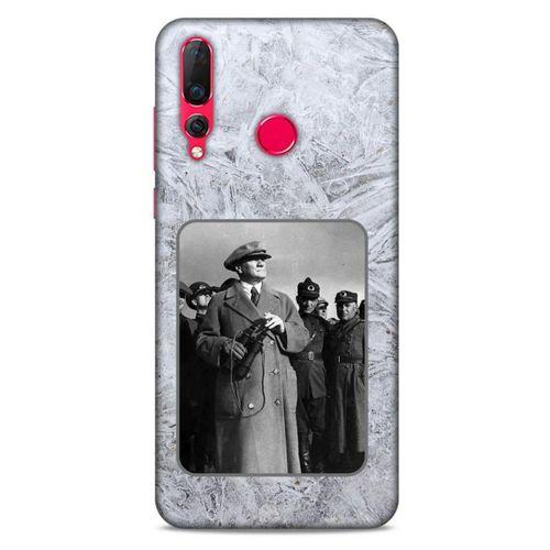 Lopard Huawei P Smart Z Uyumlu Kılıf Atatürk (33) Hybrid Kılıf