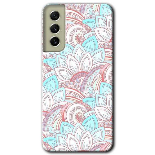 Samsung Galaxy S21 FE Kılıf HD Desen Baskılı Arka Kapak - Çin Mandala 1