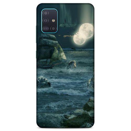 Lopard Samsung Galaxy A51 Uyumlu Kılıf Manipülasyon ☻ (13) Silikon Kap Baskılı