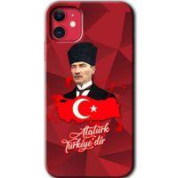 iPhone 11 Kılıf HD Desen Baskılı Arka Kapak - Atatürkiye