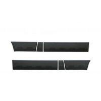 FORD TRANSIT 2006 Set 6 Parça Kapı Kaplama Siyah Mat Asa Kum Desen Kısa Şase