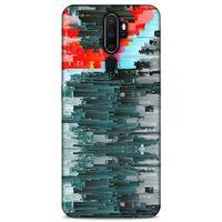 Lopard Oppo A9 2020 Uyumlu Kılıf PiXel (19) Kılıfları Gri Yeşil