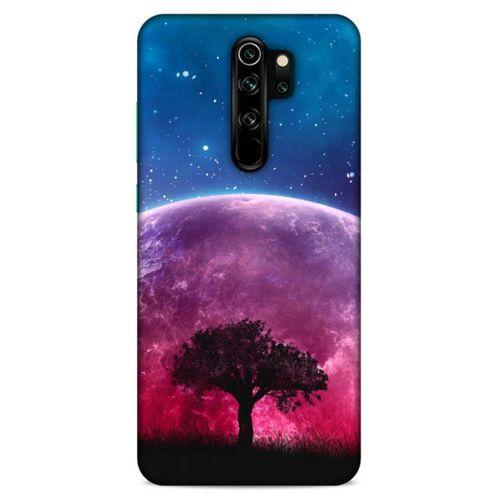 Lopard Xiaomi Redmi Note 8 Pro Uyumlu Kılıf Gece'S (39) Liquid Crystal Kılıf Pembe Ay