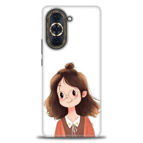 Huawei Nova 10 Pro Kılıf HD Baskılı Kılıf - Tatlı Kız + Tam Ekran Koruyucu