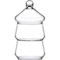 Paşabahçe Villa Patisserie 2 Katlı Cam Kurabiyelik-Sunum İkramlık