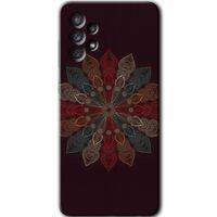 Samsung Galaxy A52 Kılıf Baskılı Kapak - Mandala Flower Wal +Tam Ekran Koruyucu
