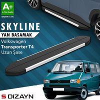 S-Dizayn VW Transporter T4 Uzun Şase Skyline Aluminyum Yan Basamak 253 Cm 1995-2003 A+ Kalite