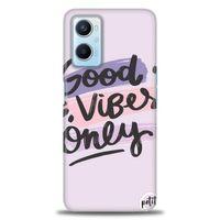 Oppo A96 4G Kılıf HD Baskılı Kılıf - Good Vibes + Tam Ekran Koruyucu