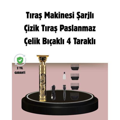 Şarjlı Titanyum Bıçaklı Saç Kesme Makinesi