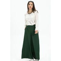 Şile Bezi Bol Paça Yazlık Pantolon Yeşil Ysl