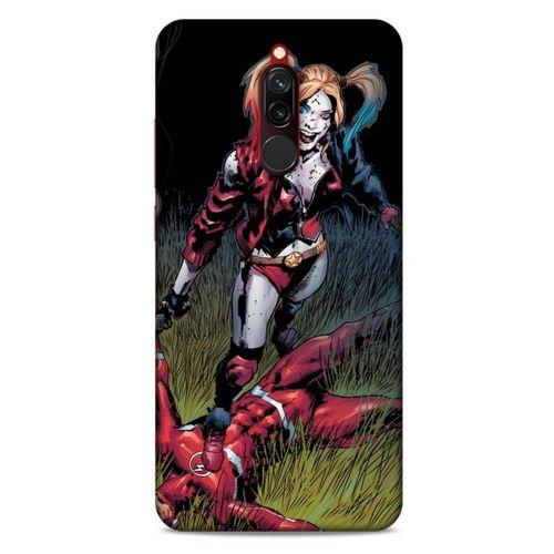 Xiaomi Redmi 8 Uyumlu Kılıf Harley Quinn (40) Fit Silikon Kılıf Leylak