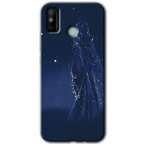 Tecno Spark 6 Go Kılıf HD Desen Baskılı Arka Kapak - Gecenin Kraliçesi