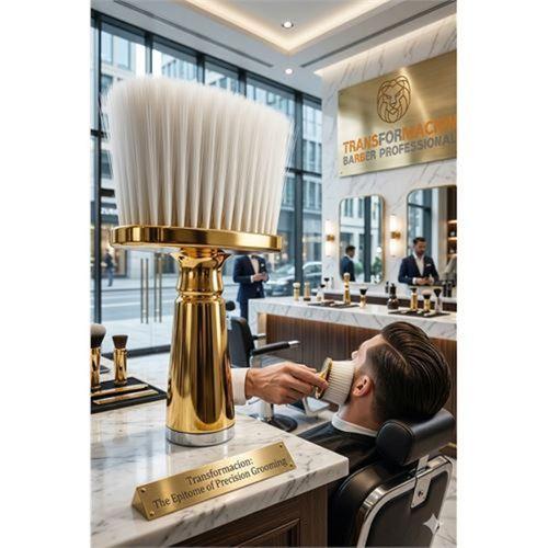 Gold Serisi - Karbon Gövde Samur Kılı Profesyonel Berber Boyun Fırçası 720278