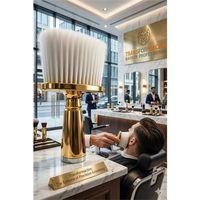 Gold Serisi - Karbon Gövde Samur Kılı Profesyonel Berber Boyun Fırçası 720278