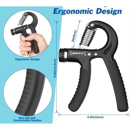 Sertlik Ayarlı El Yayı Ayarlanabilir Bilek Kas Güçlendirme Aleti 10-60 Kg