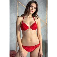 Kadife Balenli Destekli Dolgulu Askıları Çıkabilen Önden Açılan Çıkabilen Sırt Aksesuarlı Sütyen Ve Slip Takım
