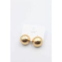 Mat Top Küpe - Altın