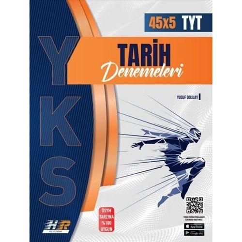TYT Tarih 40 x 5 Denemeleri Hız ve Renk Yayınları