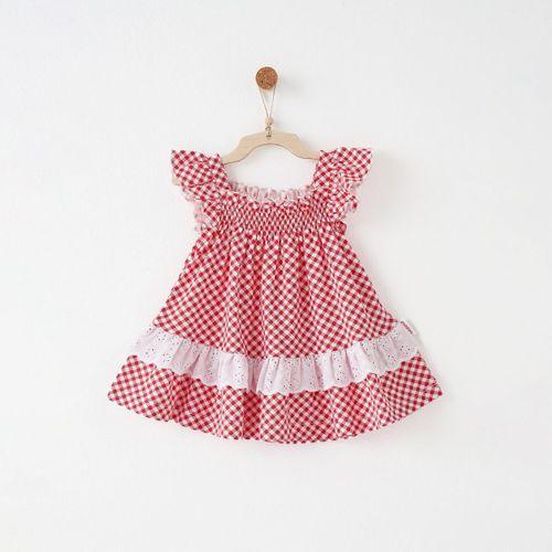 Andywawa Andywawa AC26689 Herry Chatty Elbise Red