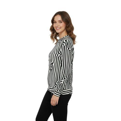 Kadın Sıfıryaka  Baskılı Bluz BGL-ST05110