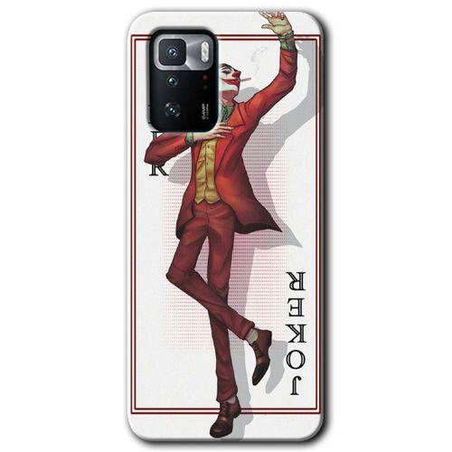 Poco x3 GT Kılıf Baskılı Arka Kapak - Joker İskambil +Tam Ekran Koruyucu
