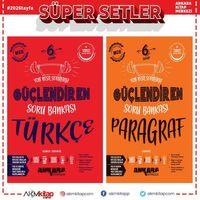 Ankara Yayıncılık 6.Sınıf Türkçe ve Paragraf Güçlendiren Soru Bankası Seti 2 Kitap