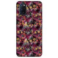 Oppo A52 Uyumlu Kılıf Pembe Delisi (10) Full Koruma Kılıfı Çiçek