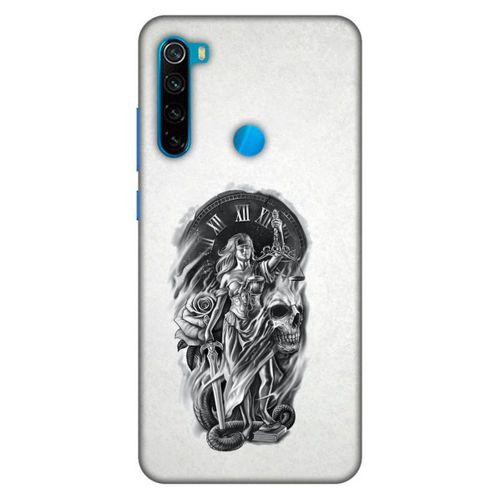 Lopard Xiaomi Redmi Note 8 Uyumlu Kılıf Tattoo's (44) Tough Armor Kılıf Terazi