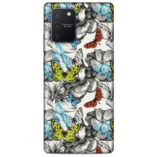 Samsung Galaxy S10 Lite Kılıf Kelebek Etkisi (22) Tam Koruma Kılıfı Cam Göbeği