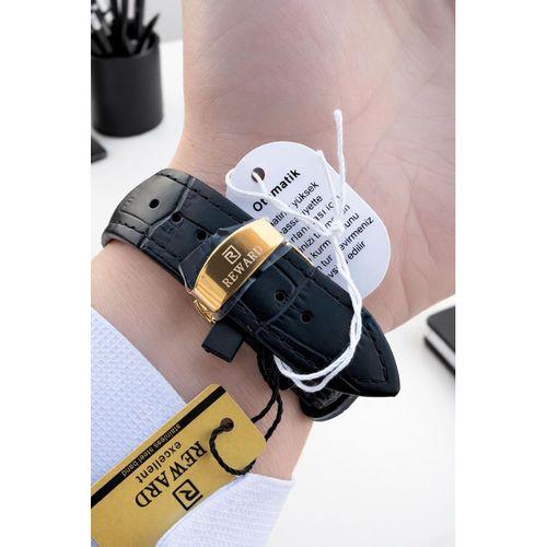 Reward İtalyan Bileklik Hediyeli Deri Kordon Otomatik Mekanizma 5 Atm Erkek Kol Saati W.147651.5