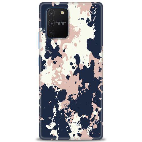 Samsung Galaxy A91 / S10 Lite Kılıf HD Baskılı Kılıf - Lacivert + Tam Ekran Koruyucu