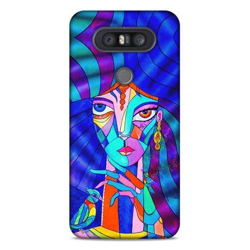 Lopard LG K41S - K51S Uyumlu Kılıf Sürreal Yüzler ♀ (45) Liquid Air Kılıf Baskılı