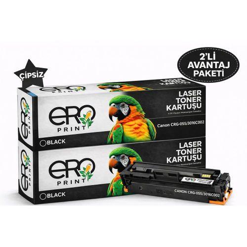 Canon MF-745cdw Siyah Muadil Toner - 2400 Sayfalık Çipsiz Toner - 2'li Avantaj Paket