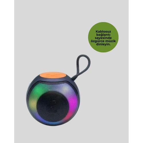 Rgb Işıklı Taşınabilir Kablosuz Bluetooth Hoparlör